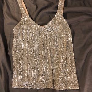 Sequin Skirt and Tanktop Set
